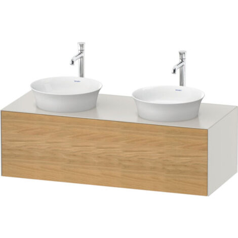 Duravit White Tulip, Waschtischunterbau wandhängend, Breite 1300