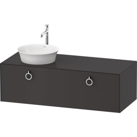 Duravit White Tulip, Waschtischunterbau wandhängend, Breite 1300