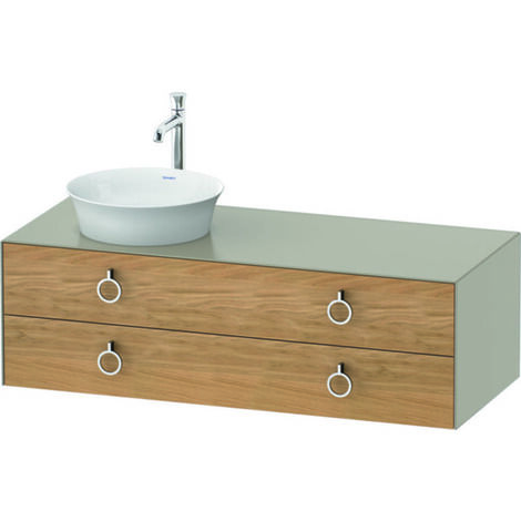 Duravit White Tulip, Waschtischunterbau wandhängend, Breite 1300