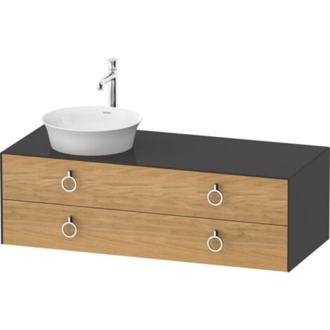 Duravit White Tulip, Waschtischunterbau wandhängend, Breite 1300