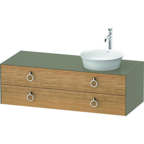 Duravit White Tulip, Waschtischunterbau wandhängend, Breite 1300