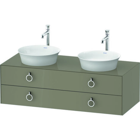 Duravit White Tulip, Waschtischunterbau wandhängend, Breite 1300