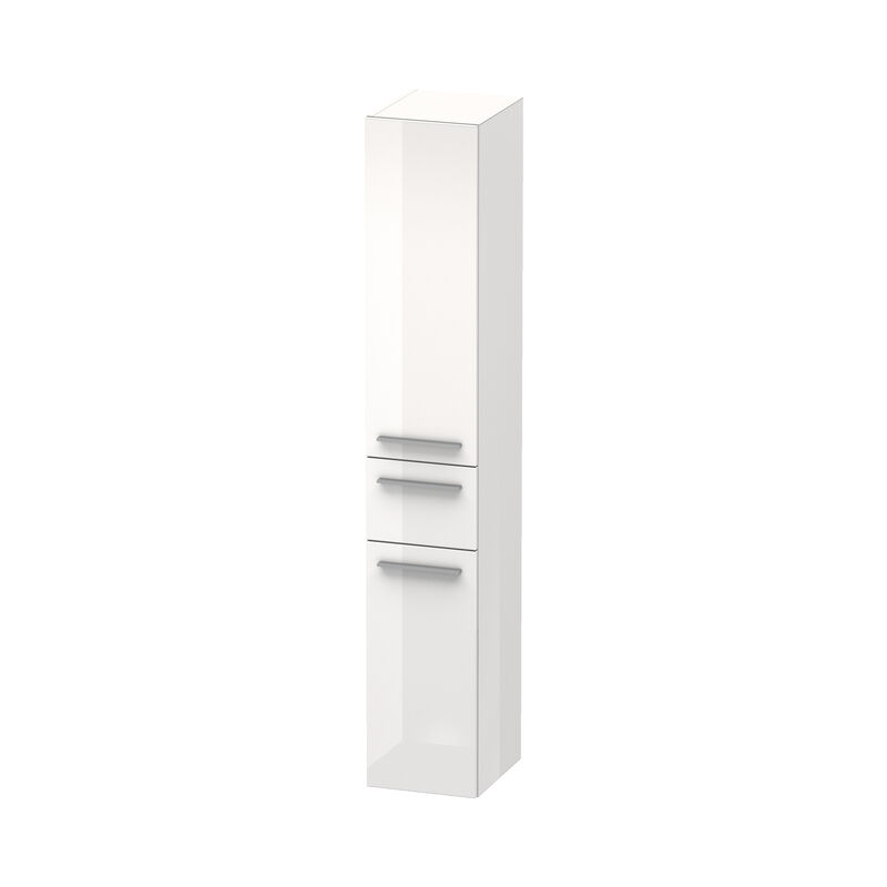 

Duravit X-Large Armario alto 1128, 2 puertas de madera, 1 cajón central, con bisagras a la izquierda, 300mm, Color (frente/cuerpo): Decoración blanca