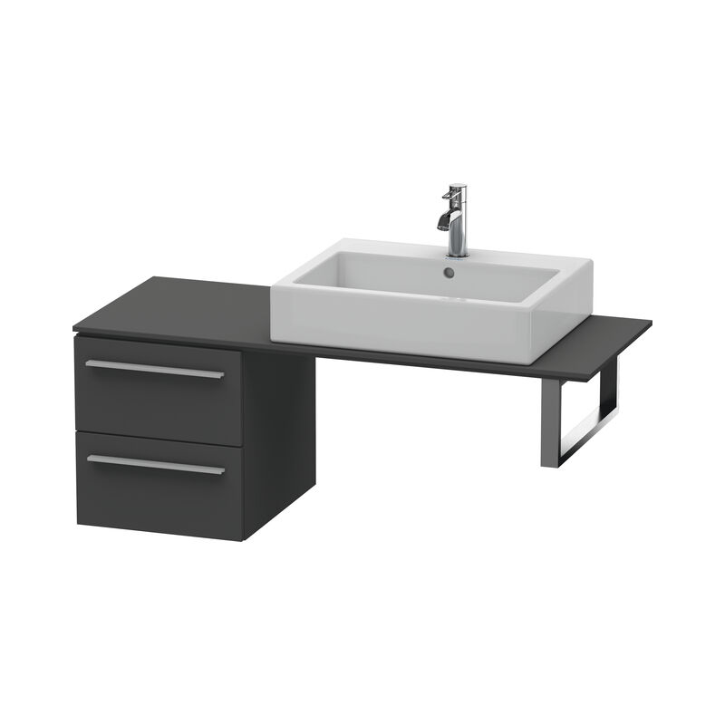 

Duravit X-Large Armario base para consola 6522, 2 cajones, 400mm, Color (frente/cuerpo): Grafito Mate Decoración - XL652204949