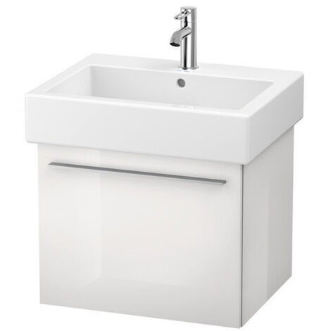 Duravit X-Large Módulo mural 6044, 1 cajón, 550mm, para Vero, Color (frente/cuerpo): Laca de alto brillo Stone Blue - XL604404747