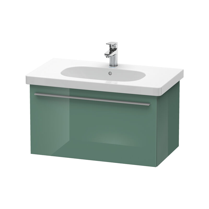 

Duravit X-Large Mueble de pared 6048, 1 extraíble, 800mm para código D, Color (frente/cuerpo): Jade laca alto brillo - XL604800303