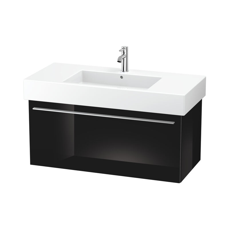 

Duravit X-Large Mueble de pared 6053, 1 cajón, 1000mm, para Vero, Color (frente/cuerpo): Laca negra de alto brillo - XL605304040