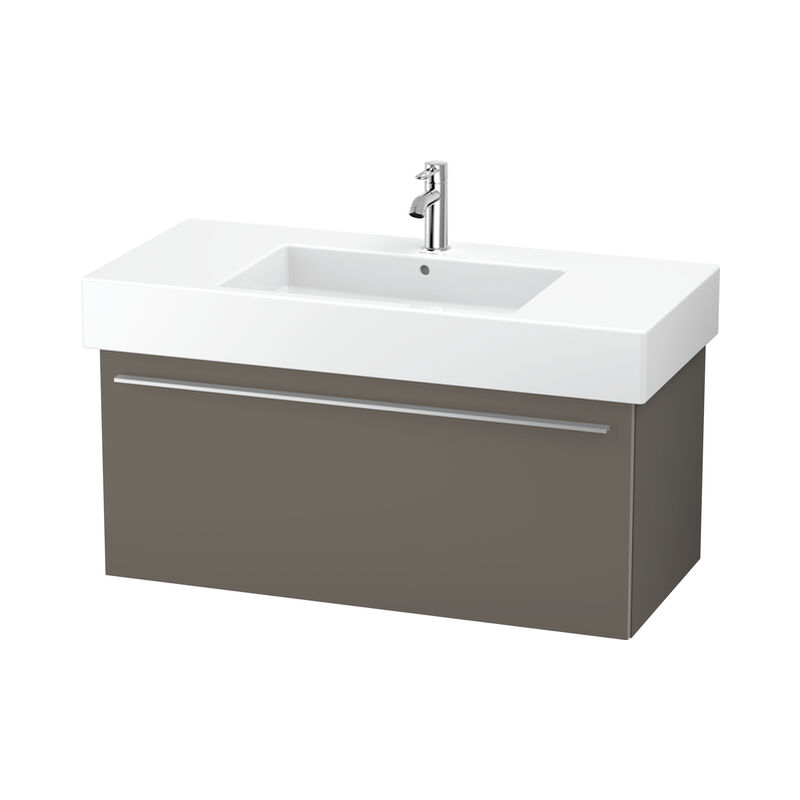 

Duravit X-Large Mueble de pared 6053, 1 cajón, 1000mm, para Vero, Color (frente/cuerpo): Flanela Gris seda lacado mate - XL605309090