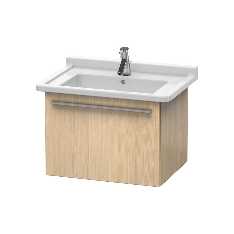 

Duravit X-Large Mueble de pared 6056, 1 extraíble, 600mm para Starck 3, Color (frente/cuerpo): Roble mediterráneo Chapa de madera auténtica