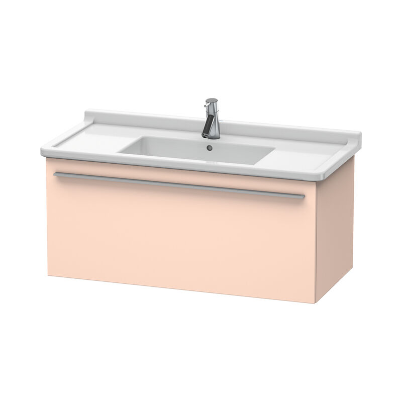 

Duravit X-Large Mueble de pared 6058, 1 cajón, 1000mm, para Starck 3, Color (frente/cuerpo): Albaricoque Perla seda laca mate - XL605802020