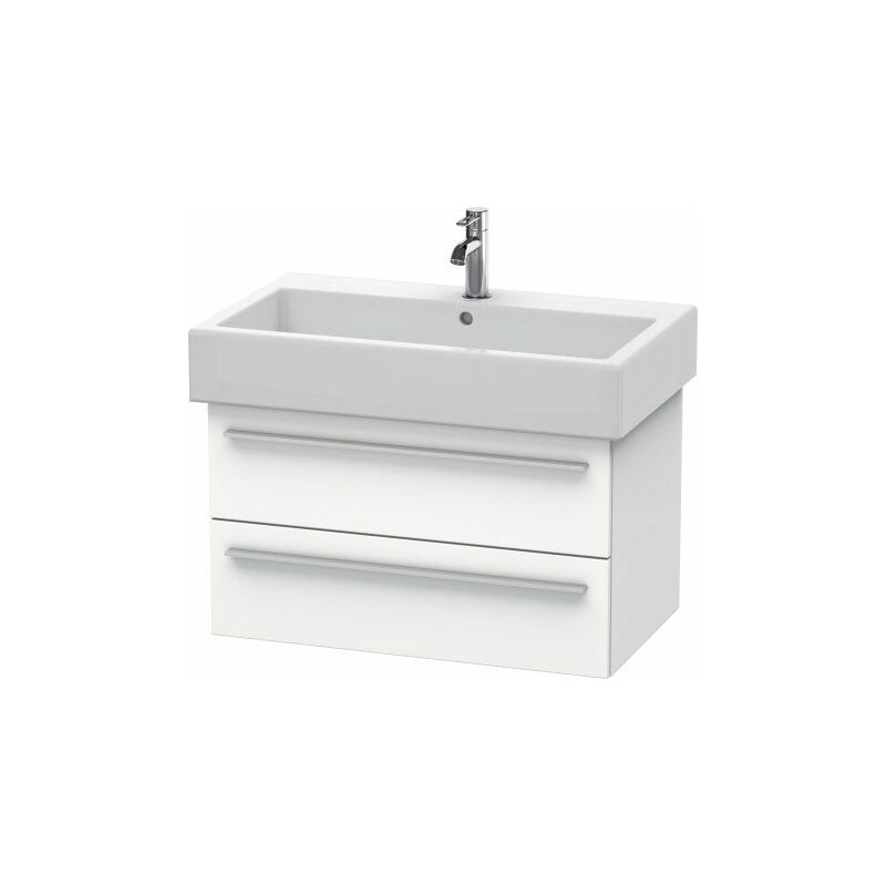 

Duravit X-Large Mueble de pared 6345, 2 cajones, 750mm para Vero, Color (frente/cuerpo): Laca negra de alto brillo - XL634504040