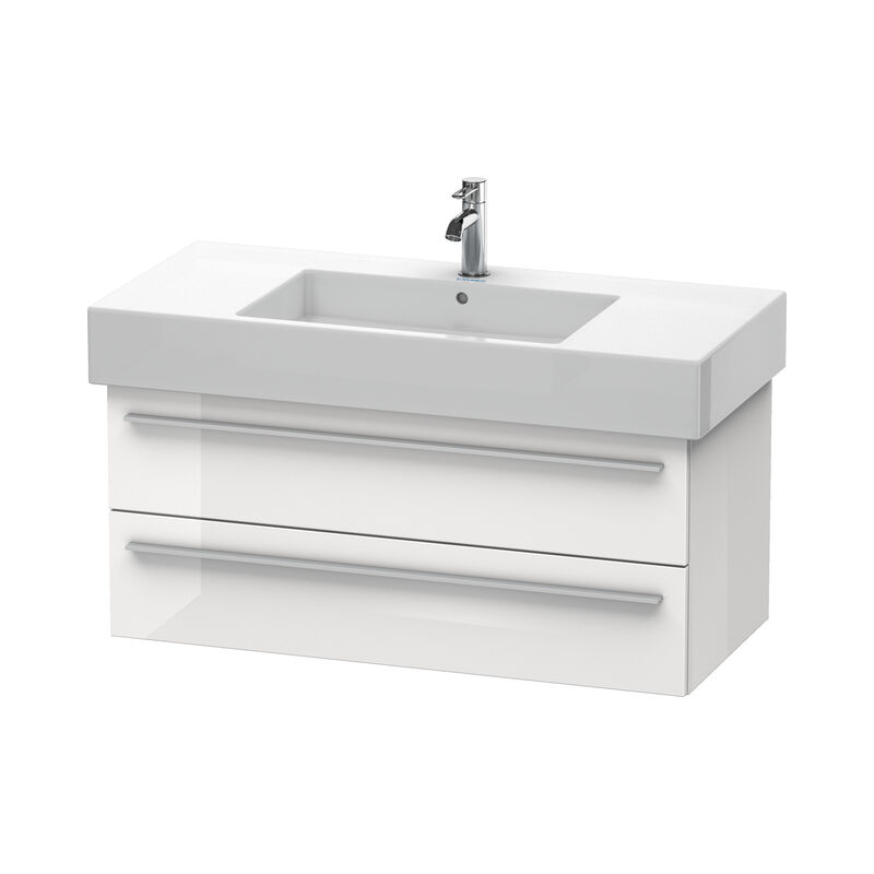 

Duravit Ag - Duravit X-Large Mueble de pared 6353, 2 cajones, 1000mm para Vero, Color (frente/cuerpo): Decoración blanca de alto brillo - XL635302222