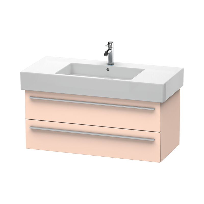 

Duravit X-Large Mueble de pared 6353, 2 cajones, 1000mm para Vero, Color (frente/cuerpo): Albaricoque Perla seda laca mate - XL635302020