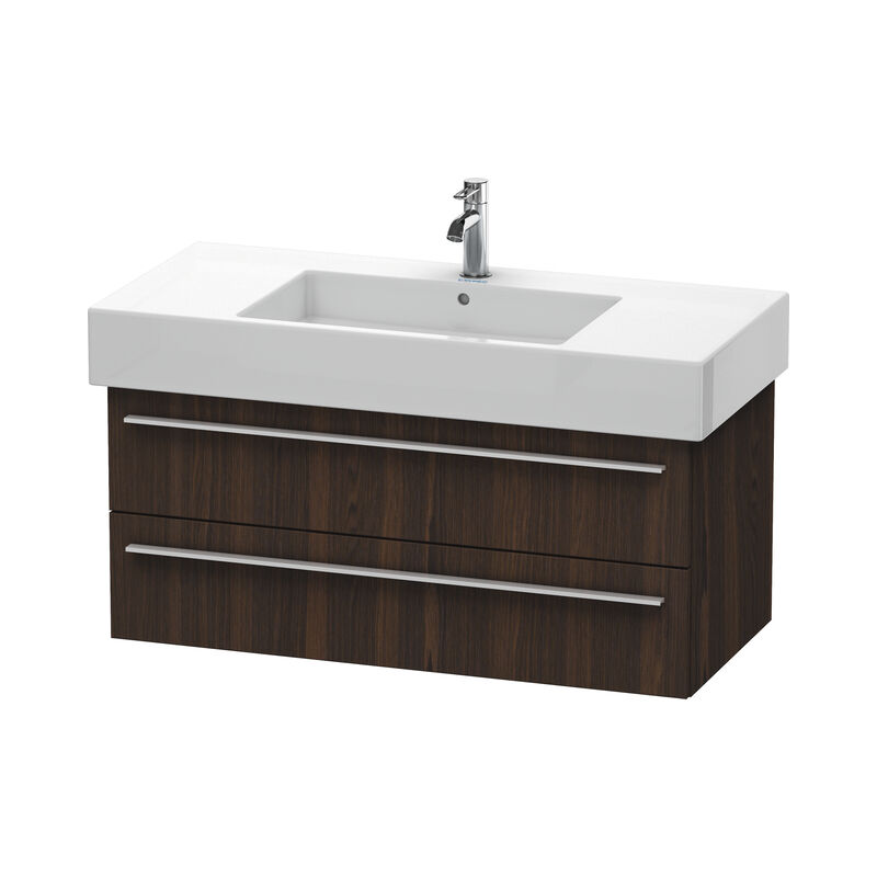 

Duravit X-Large Mueble de pared 6353, 2 cajones, 1000mm para Vero, Color (frente/cuerpo): Nogal cepillado Chapa de madera auténtica - XL635306969