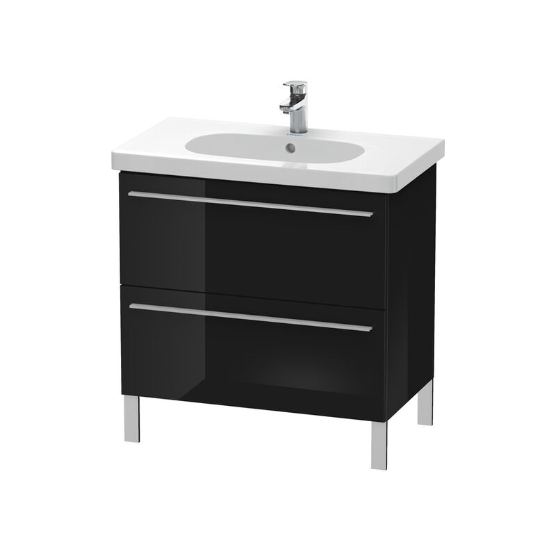 

Duravit X-Large Mueble de pared 6516, 2 extraíbles, 800mm para código D 034285, Color (frente/cuerpo): Laca negra de alto brillo - XL651604040