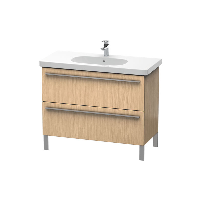 

Duravit X-Large Mueble de pared 6517, 2 extraíbles, 1000mm para código D 034210, Color (frente/cuerpo): Roble cepillado Chapa de madera auténtica