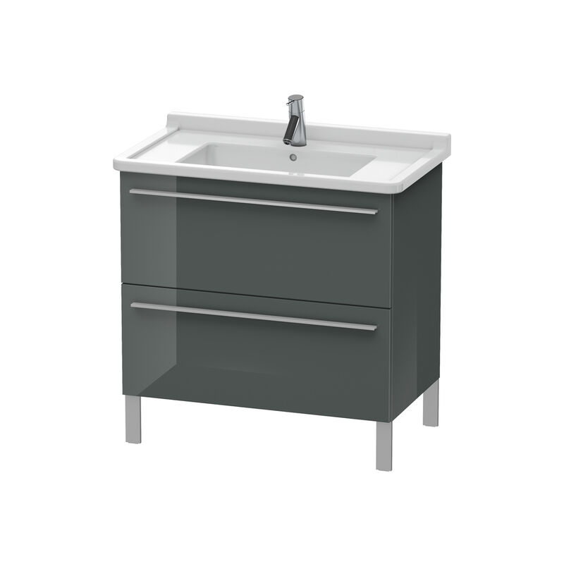 

Duravit X-Large Mueble de pared 6536, 2 extraíbles, 800mm para código D 030480, Color (frente/cuerpo): Laca de alto brillo Dolomiti Grey - XL653603838