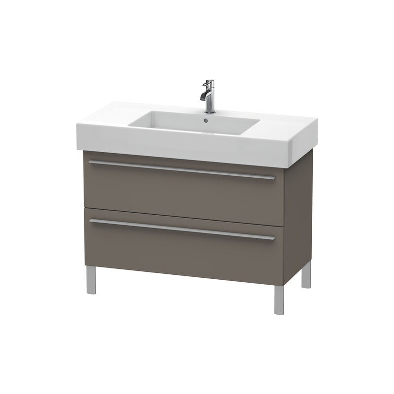 

Duravit X-Large Mueble de pared 6544, 2 extraíbles, 1000mm para Vero 032910 (sin pulir), Color (frente/cuerpo): Flanela Gris seda lacado mate