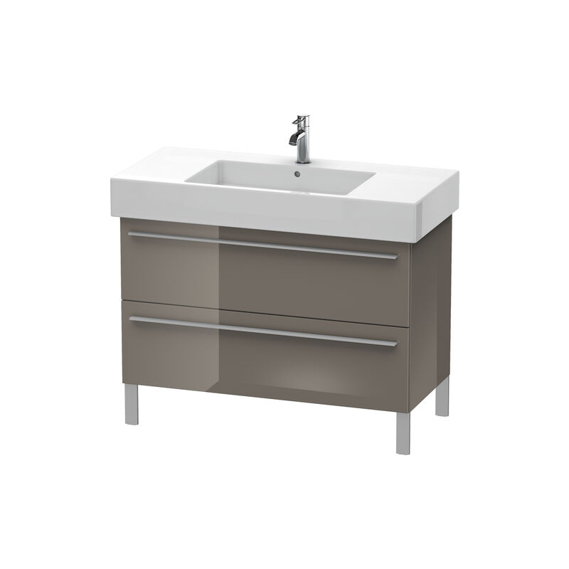 

Duravit X-Large Mueble de pared 6544, 2 extraíbles, 1000mm para Vero 032910 (sin pulir), Color (frente/cuerpo): Laca de color gris franela de alto