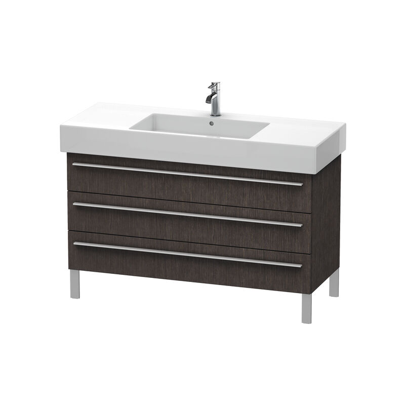 

Duravit X-Large Mueble de pared 6555, 3 cajones, 1200mm para Vero 032912 (sin lijar), Color (frente/cuerpo): roble oscuro cepillado chapa de madera