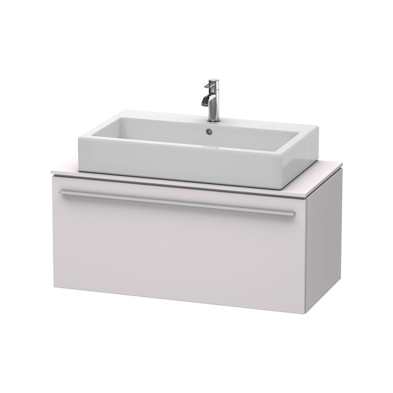 

Duravit X-Large tocador para consola 6502, 1 cajón, 1000 mm, Color (frente/cuerpo): Blanco Lila Seda Laca mate - XL650208787