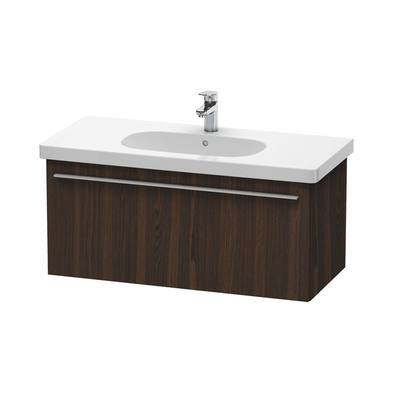 

Duravit X-Large vanity unit wall hung 6049, 1 cajón, 1000mm para el código D, Color (frente/cuerpo): Nogal cepillado Chapa de madera auténtica