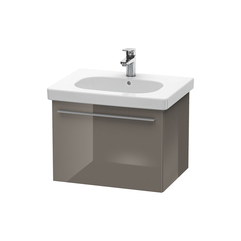 

Duravit X-Large vanity unit wall hung 6051, 1 cajón, 600mm para el código D, Color (frente/cuerpo): Laca de color gris franela de alto brillo