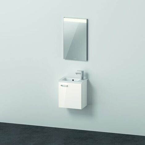 Duravit Xbase, juego de muebles de pared, con espejo LED, lavabo