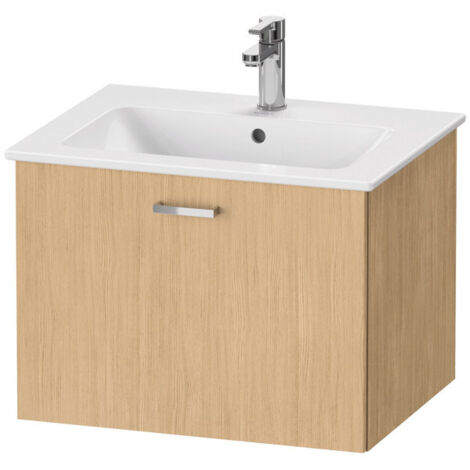 Duravit XBase meuble sous-lavabo mural L:60 cm avec 1 tiroir,