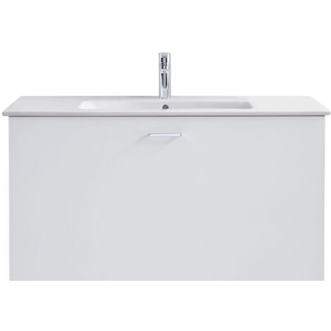 Duravit XBase meuble sous-lavabo mural L:80 cm avec 1 tiroir,