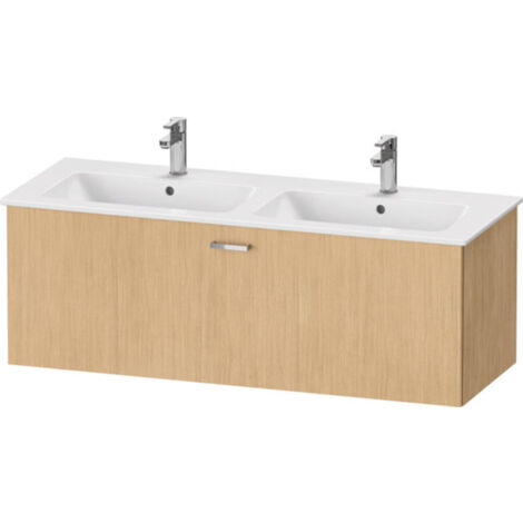 Duravit XBase meuble sous-lavabo suspendu L:127,50 cm avec 1