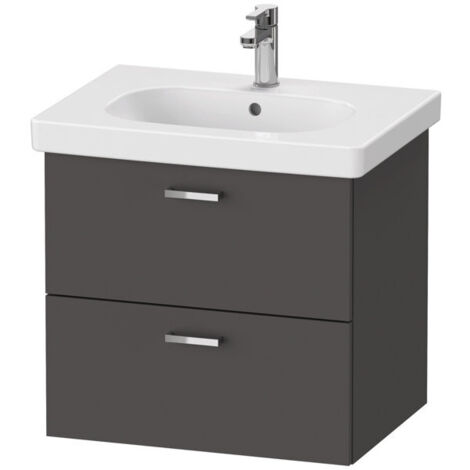 Duravit XBase meuble sous-lavabo suspendu L:60,00 cm avec 2