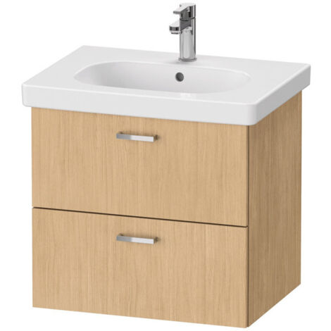 Duravit XBase meuble sous-lavabo suspendu L:60,00 cm avec 2