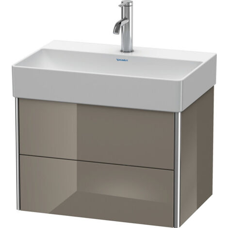 Duravit XSQUARE COMPACT mobile lavabo 397x584x390mm flanella grigio lucido