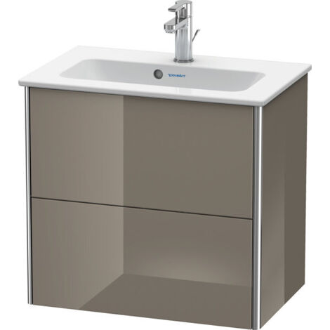 Duravit XSQUARE COMPACT mobile lavabo 560x610x388mm flanella grigio lucido