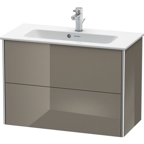 Duravit XSQUARE COMPACT mobile lavabo 560x810x388mm flanella grigio lucido