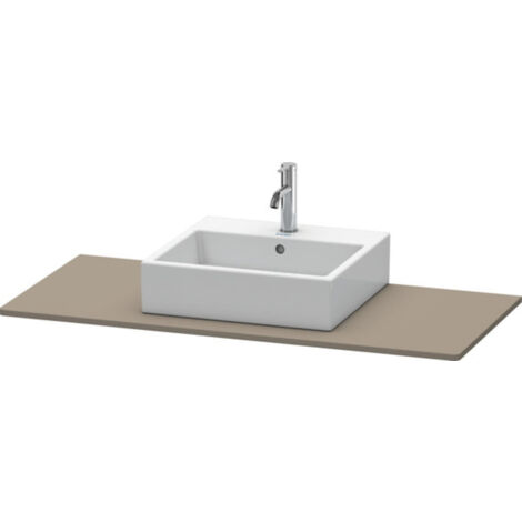 Duravit XSQUARE consolle con foro 16x1200x550mm flanella grigio satinato