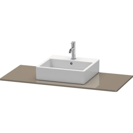 Duravit XSQUARE consolle con foro 16x800x550mm flanella grigio lucido