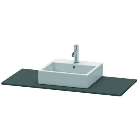 Duravit XSquare Konsole 060F, 1200x 550 mm, 1 Ausschnitt,