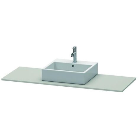 Duravit XSquare Konsole 060G, 1400x 550 mm, 1 Ausschnitt mittig,