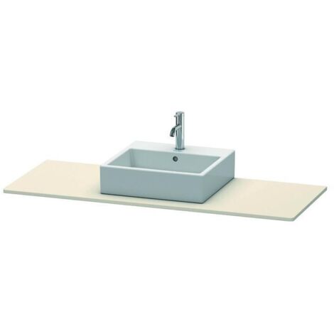 Duravit XSquare Konsole 060G, 1400x 550 mm, 1 Ausschnitt mittig,