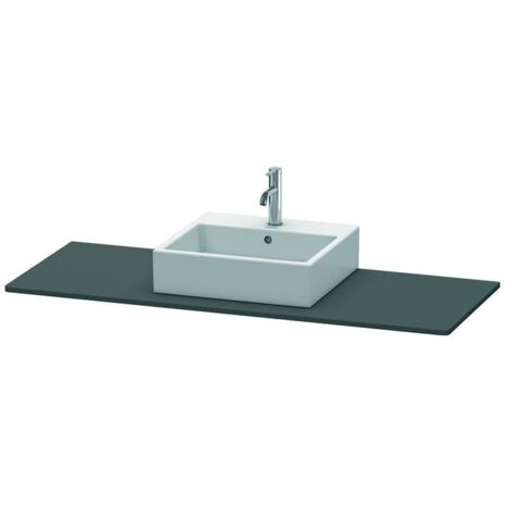 Duravit XSquare Konsole 060G, 1400x 550 mm, 1 Ausschnitt mittig,