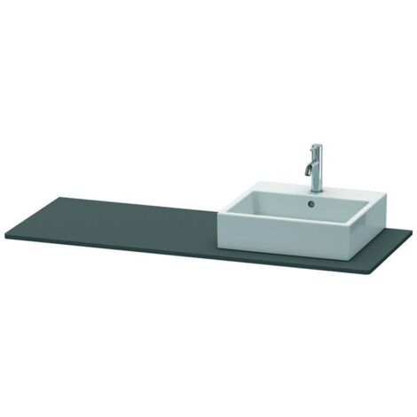 Duravit XSquare Konsole 060G, 1400x 550 mm, 1 Ausschnitt rechts,