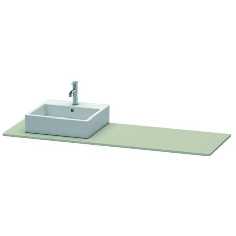 Duravit XSquare Konsole 060H, 1600x 550 mm, 1 Ausschnitt links,