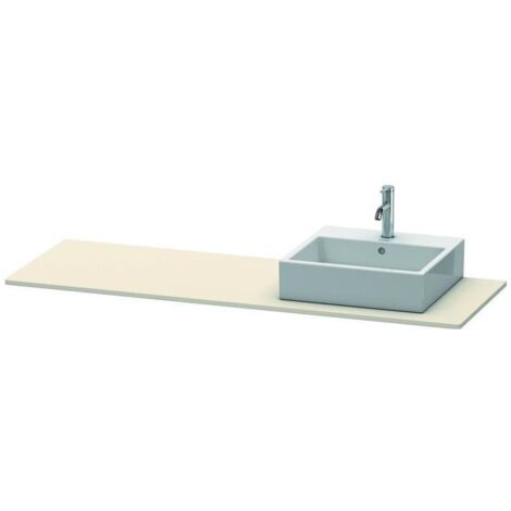 Duravit XSquare Konsole 060H, 1600x 550 mm, 1 Ausschnitt rechts,