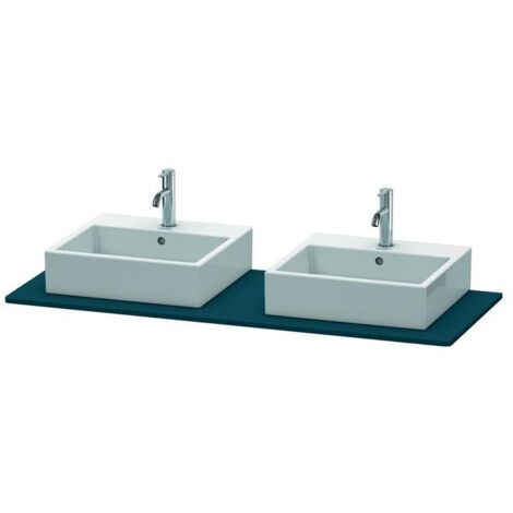 Duravit XSquare Konsole 063G, 1400x 550 mm, 2 Ausschnitte,