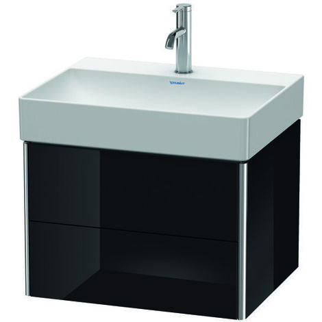 Duravit XSquare Meuble sous-lavabo mural 58,4x46,0 cm, 2 tiroirs,