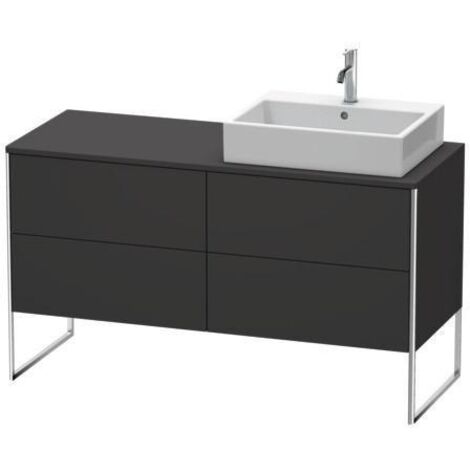 Duravit XSquare Meuble sous-lavabo sur console au sol, 4 tiroirs,