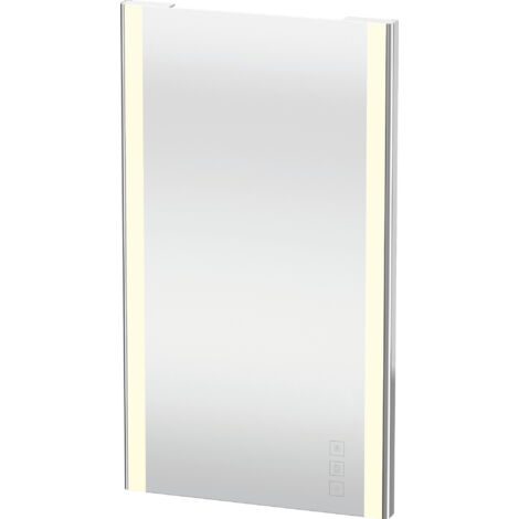 Duravit XSquare Miroirs avec éclairage LED, 450x800x33mm, chrome