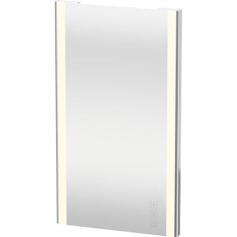 Duravit XSquare Miroirs avec éclairage LED, 450x800x33mm, chrome